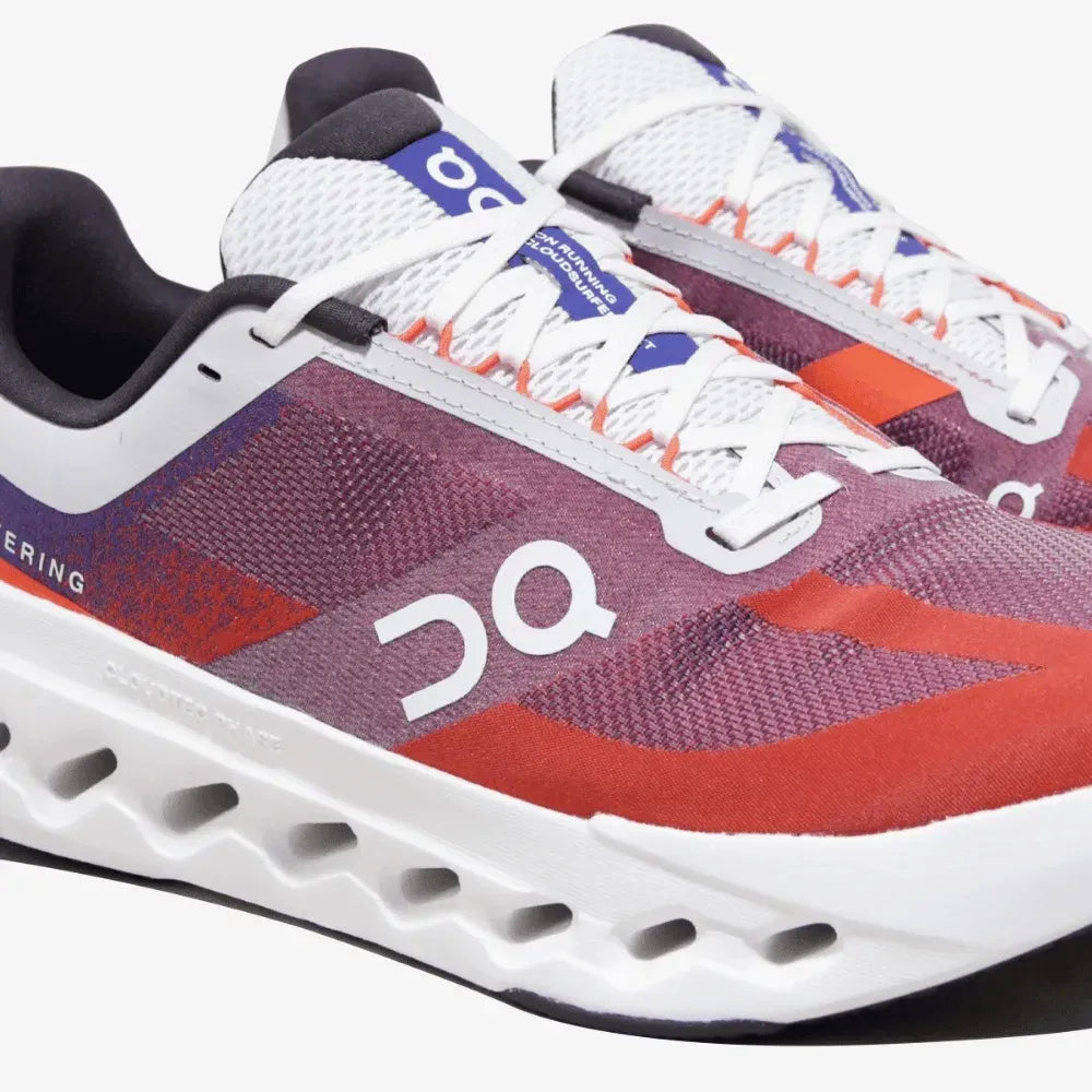 On Running CloudSurfer Next 1 White Red Purple