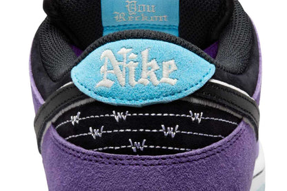 Nike SB Dunk Low Pro x Hayley Wilson Black and Court Purple Roxo