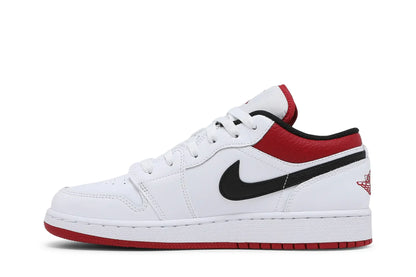 Nike Air Jordan 1 Low White University Red Branco