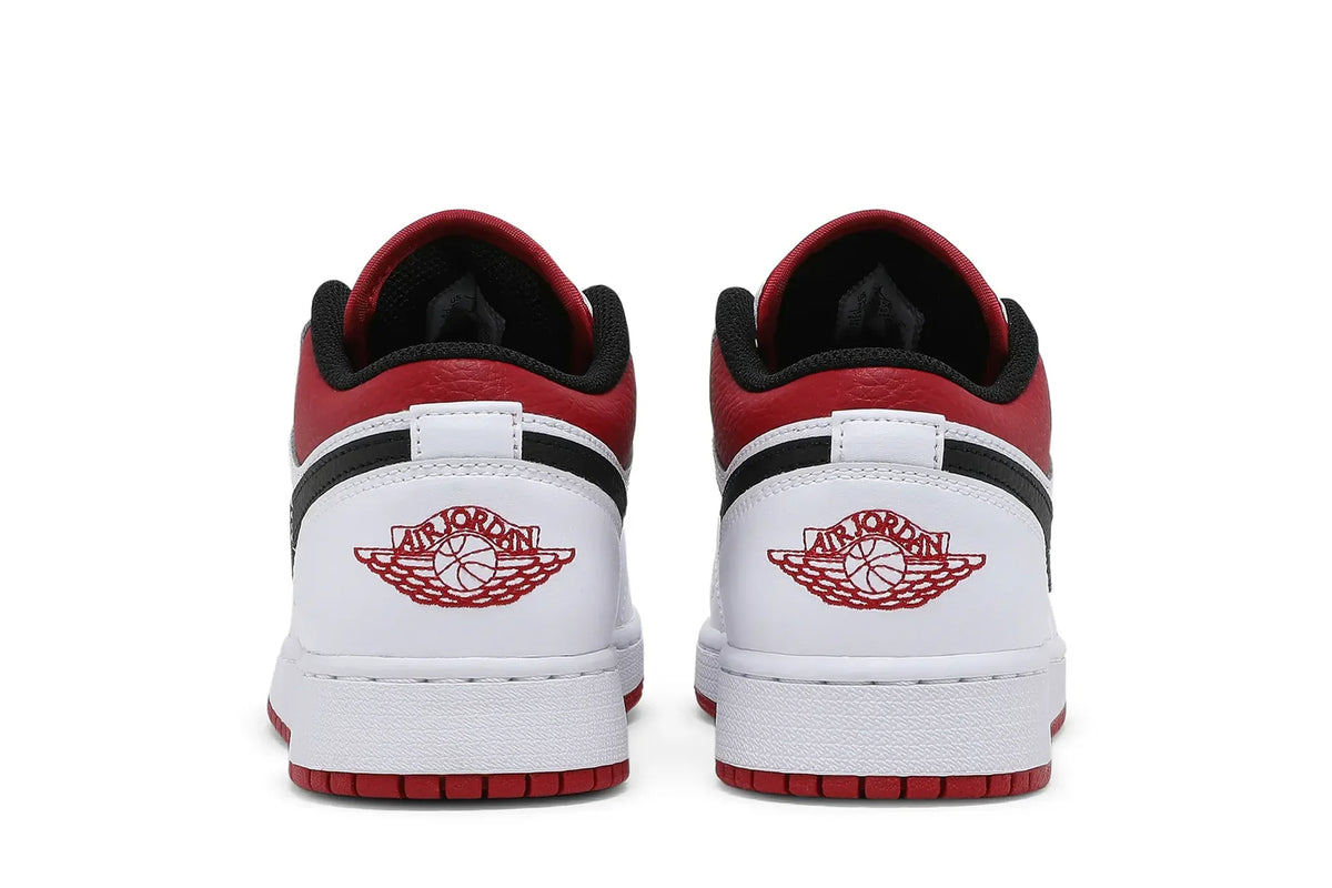 Nike Air Jordan 1 Low White University Red Branco