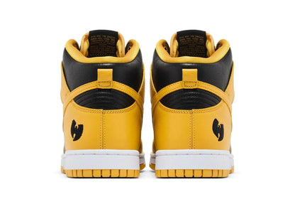 Nike Dunk High x Wu Tang Clan Black and Pollen Amarelo