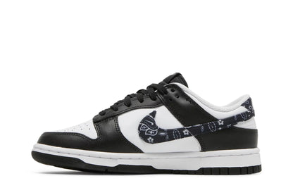 Nike Dunk Low Black Paisley Preto