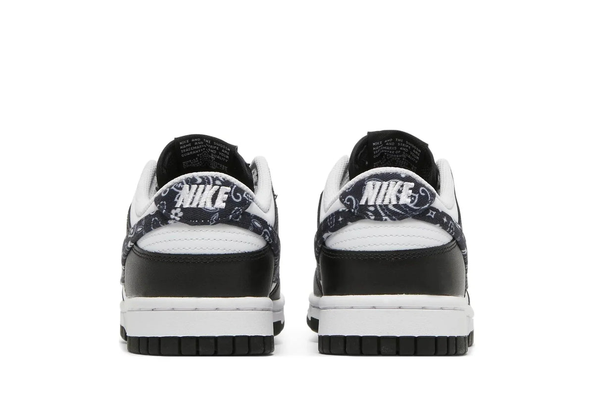 Nike Dunk Low Black Paisley Preto