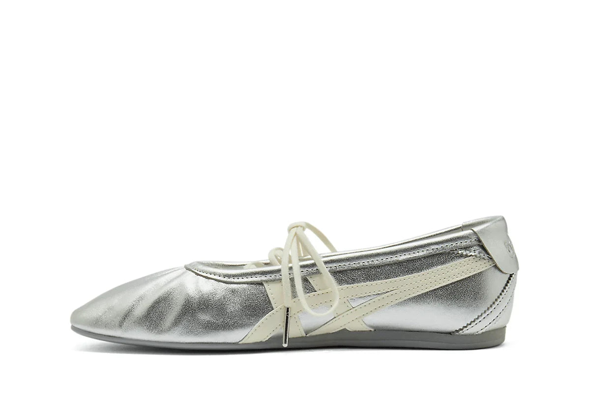 Onitsuka Tiger Gymnarina Silver Cream Prateado