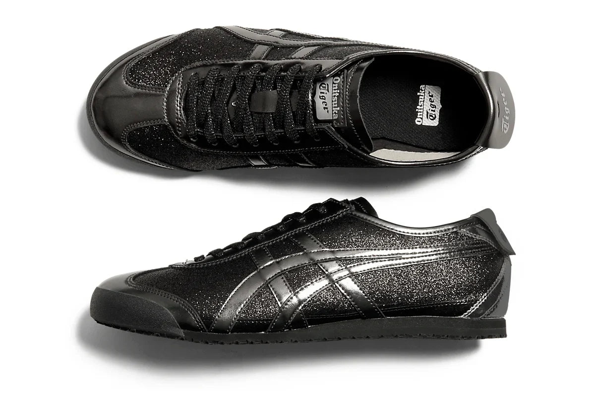Onitsuka Tiger Mexico 66 Glitter Pack Black Gunmetal Preto