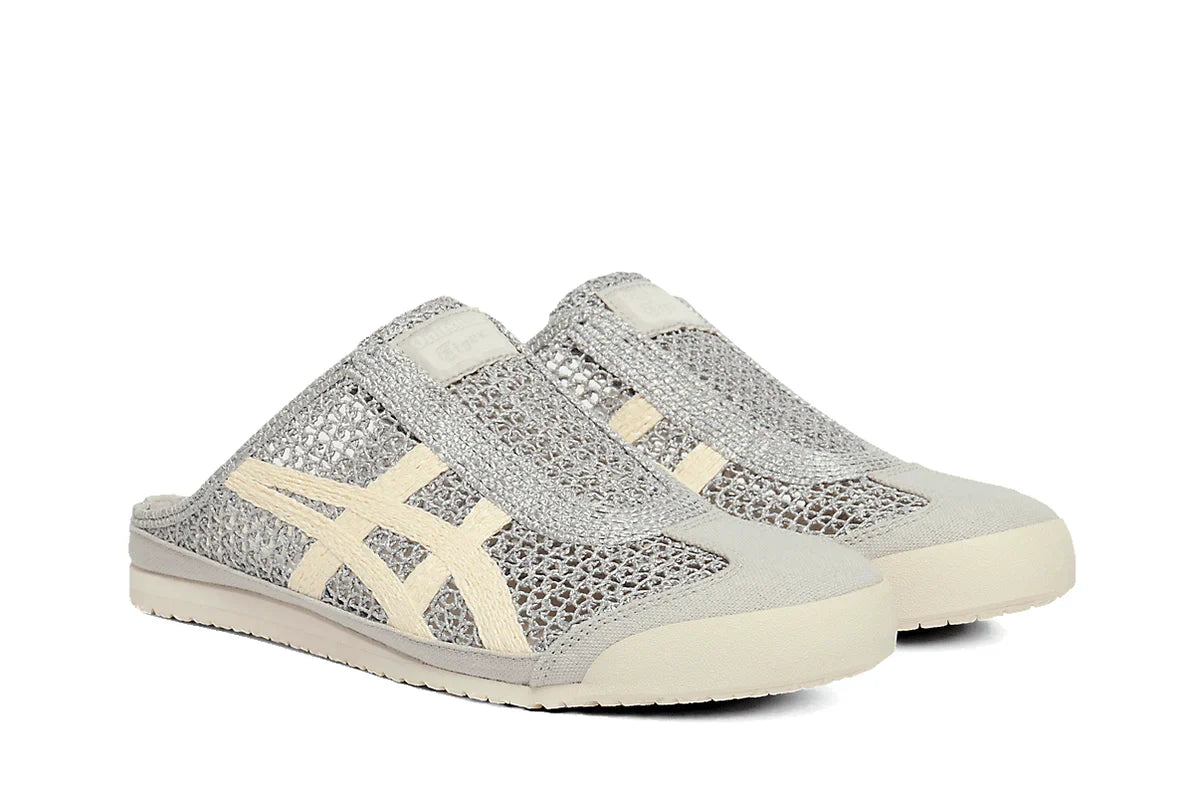 Onitsuka Tiger Mexico 66 Sabot Pure Silver Cream Cinza