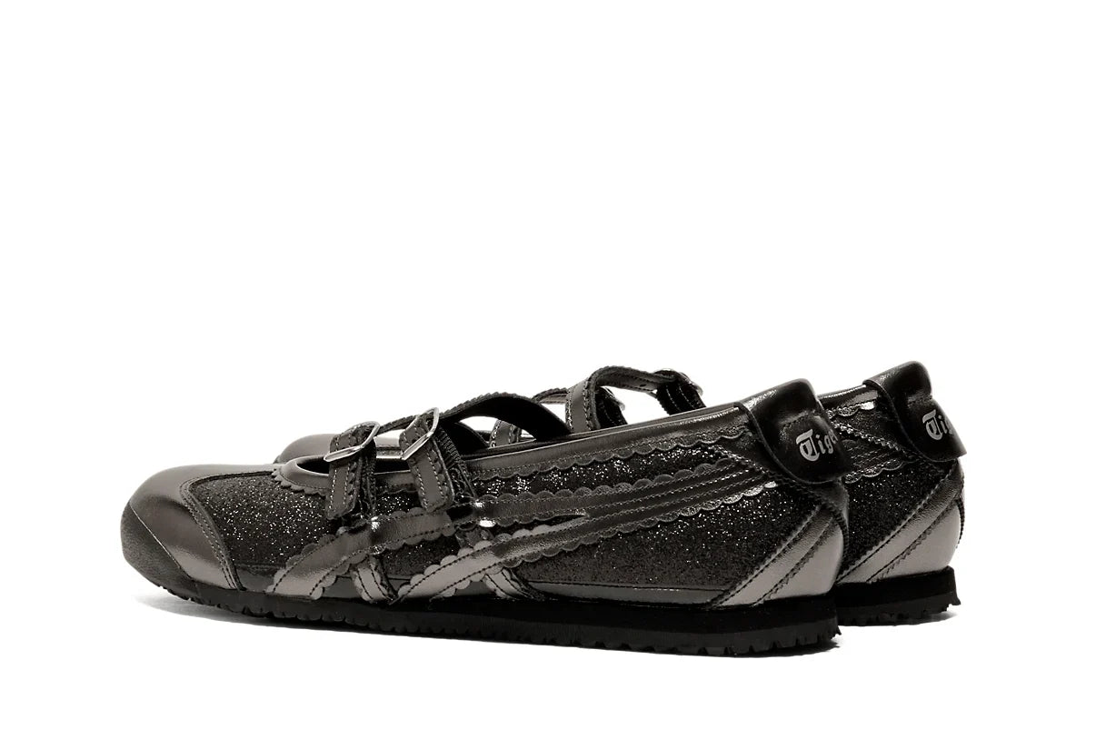 Onitsuka Tiger Mexico 66 TGRS Black/Gunmetal Glitter Pack Preto