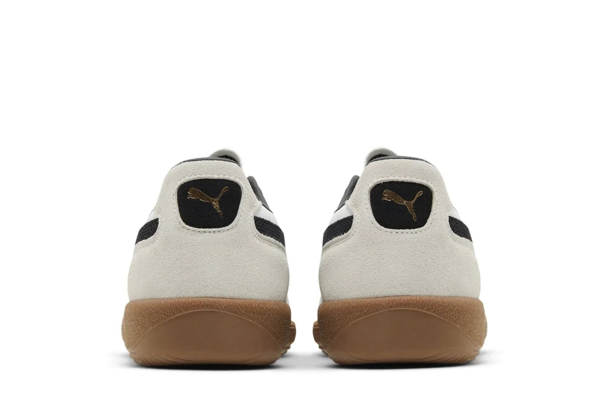 Puma Palermo Leather White Vapor Grey Gum Cinza